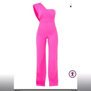 Hot pink jumpsuit. New with tags